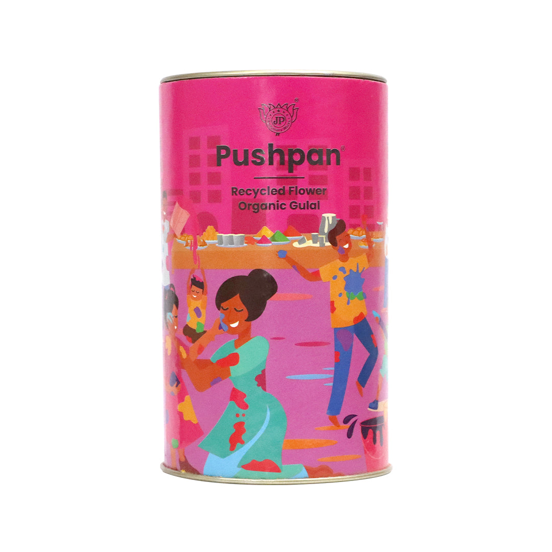 Pushpan - Recycled Flower Organic Gulal 100gm (Pink)