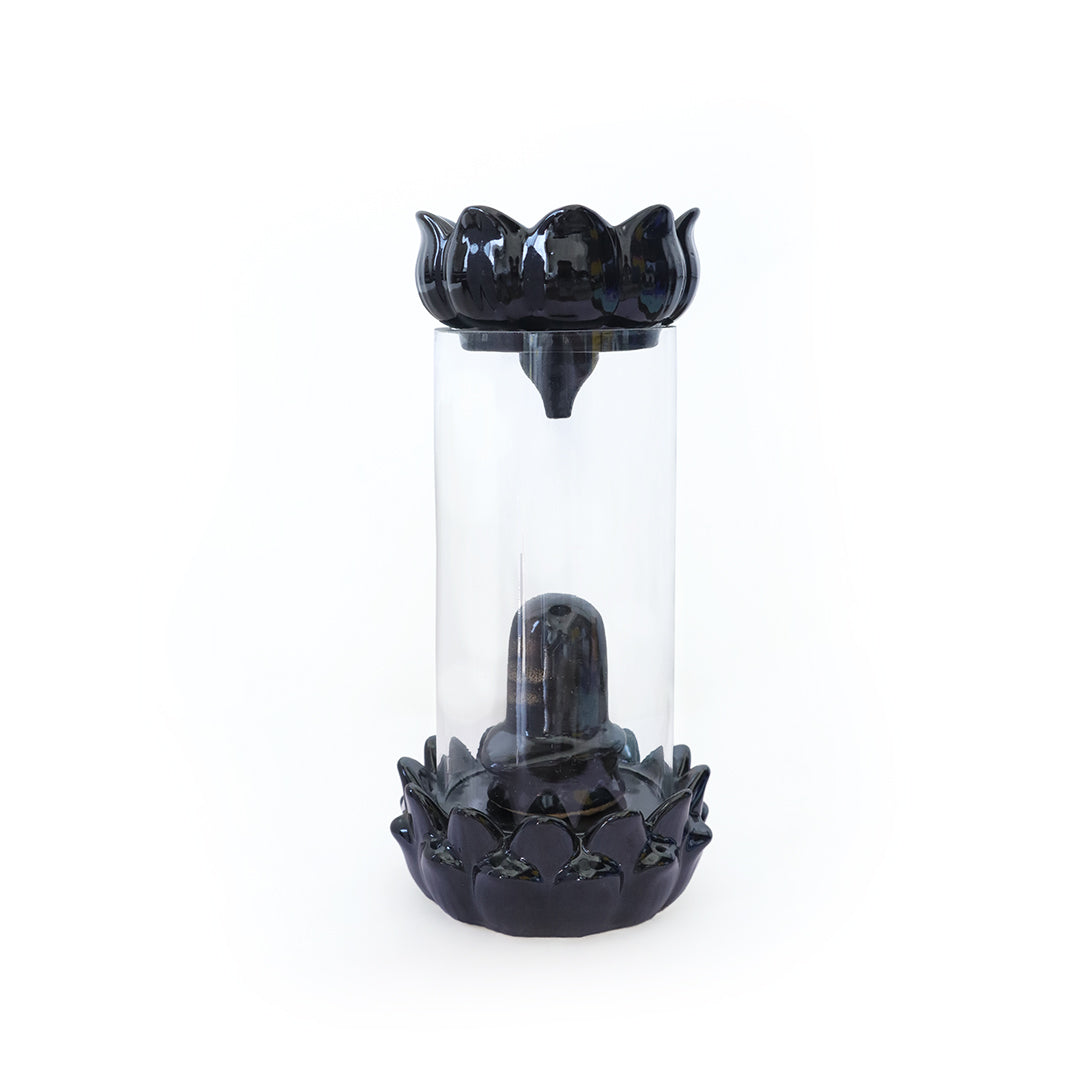 Luxury Backflow Ceramic Shivling Fountain