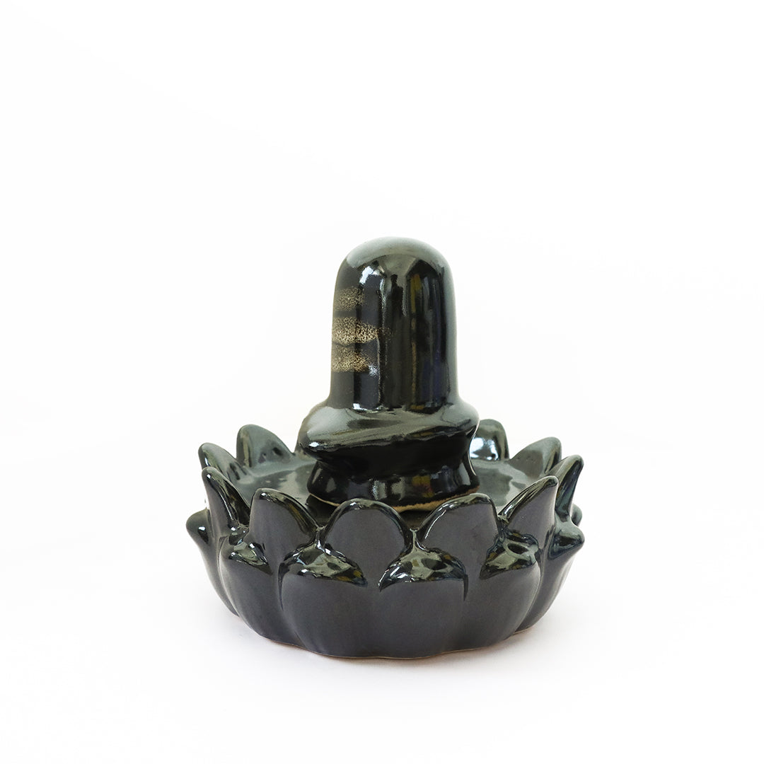 Luxury Backflow Ceramic Shivling Fountain