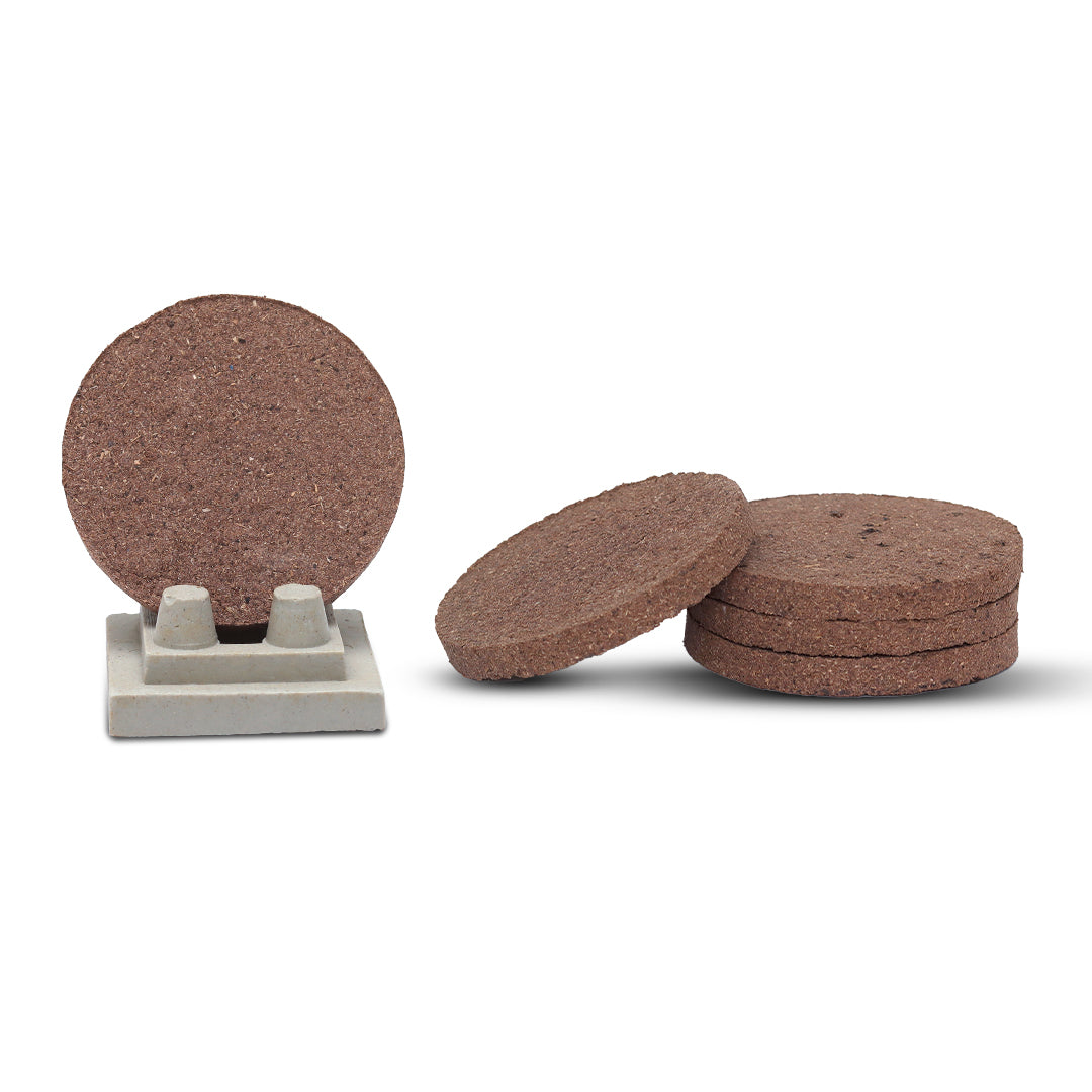 Gir Gauree - Cow Dung Cake - Organic Luxury Collection (Pack of 20 Cakes)