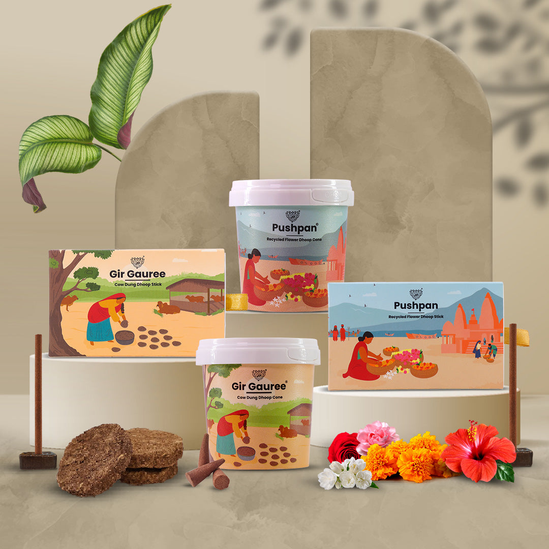 Combo - Organic Luxury Collection - Dhoop Stick & Dhoop Cone