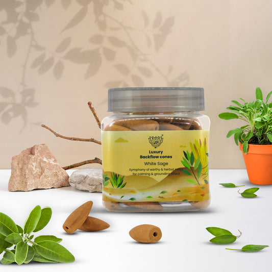 White Sage Backflow Cones