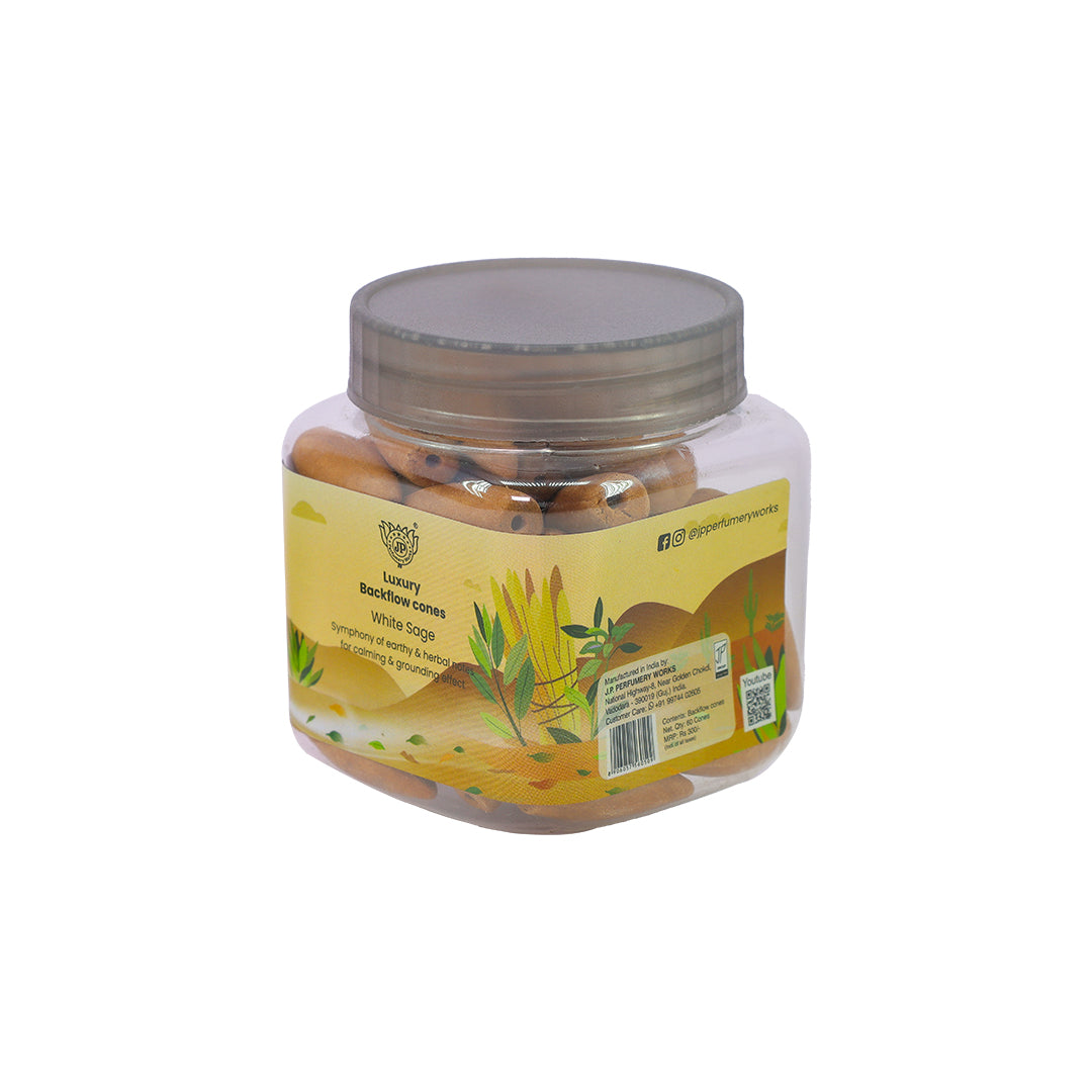 White Sage Backflow Cones