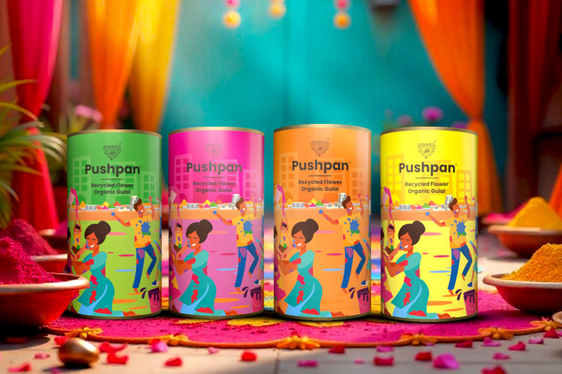 Play Holi the Organic Way with Pushpan - The Eco-Friendly Gulal Made from Fresh Flowers