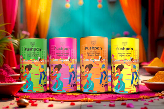 Play Holi the Organic Way with Pushpan - The Eco-Friendly Gulal Made from Fresh Flowers