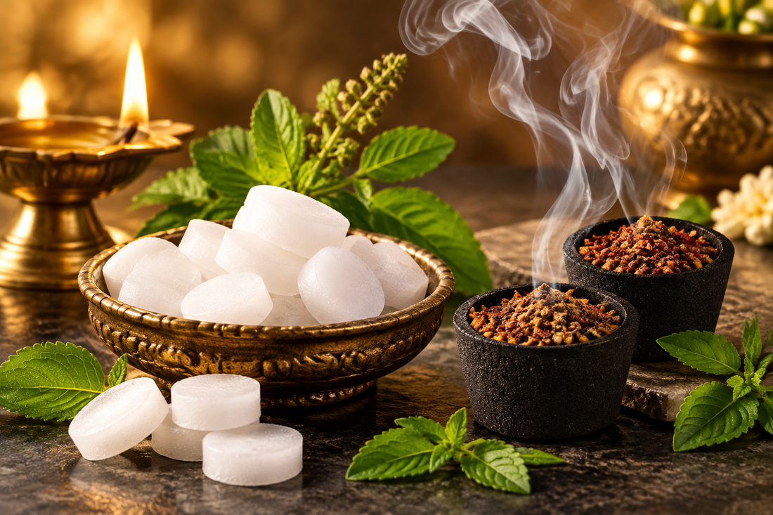 Camphor (Kapur) in Vadodara — Benefits, Uses & JP Perfumery Works' Pure Camphor