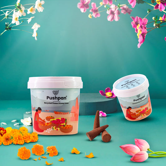 Pushpan dhoop cone