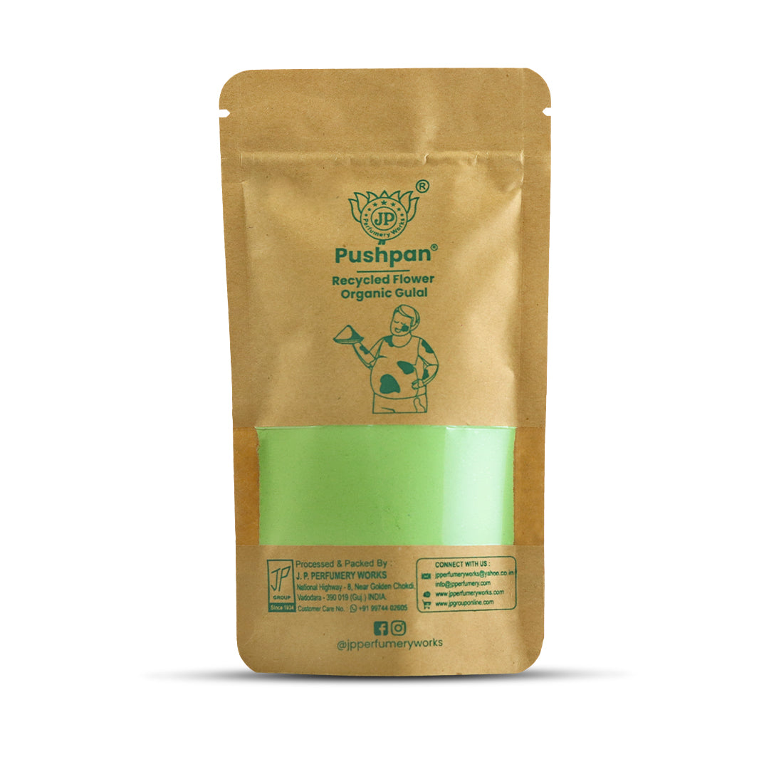 Pushpan - Recycled Flower Organic Gulal 400gm (100gm X 4 Gulal)