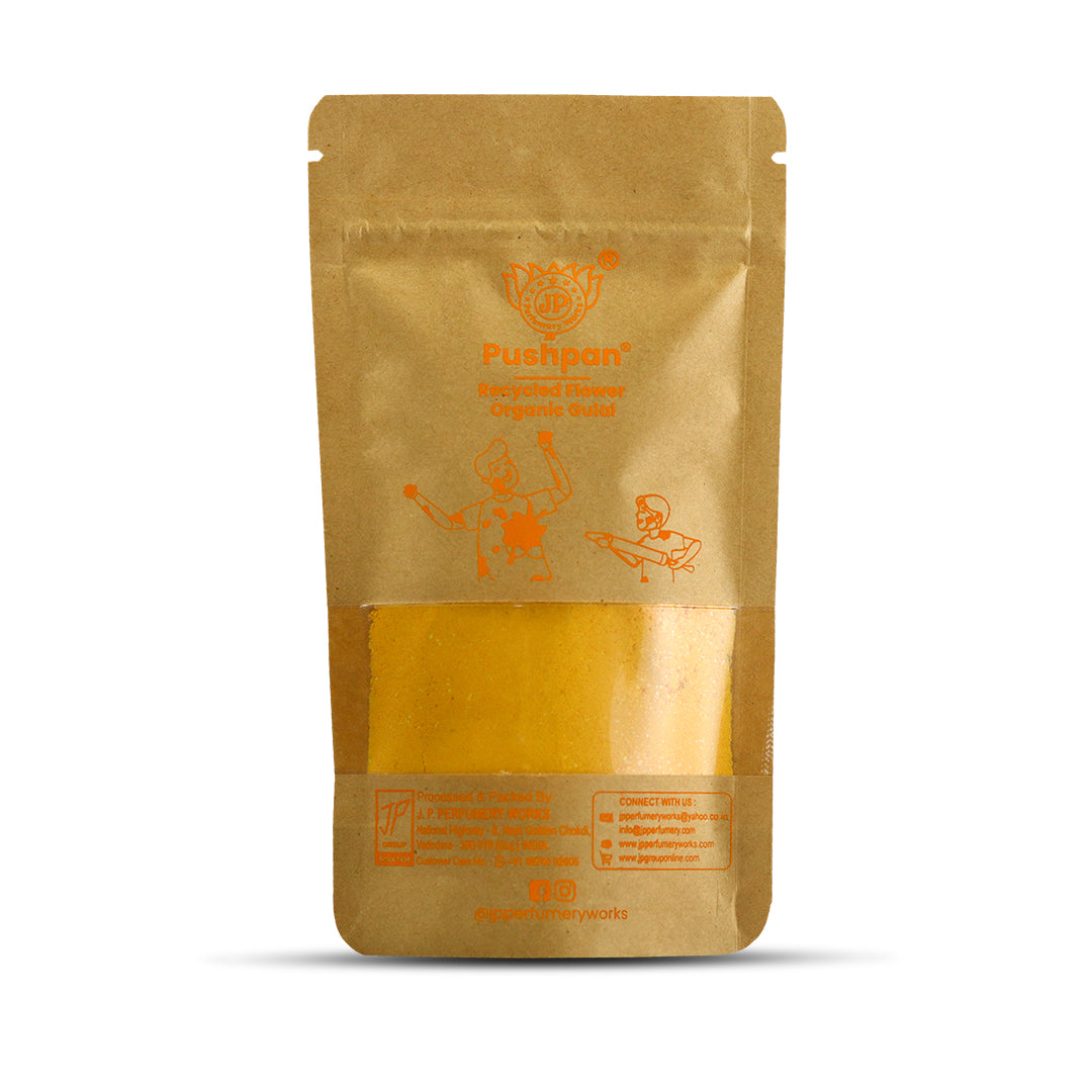 Pushpan - Recycled Flower Organic Gulal 400gm (100gm X 4 Gulal)
