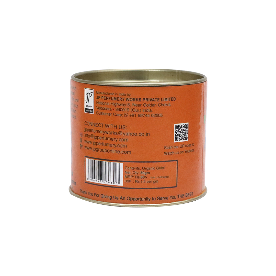 Organic Holi Gulal Orange 50gm - Natural Palash Flower Gulal