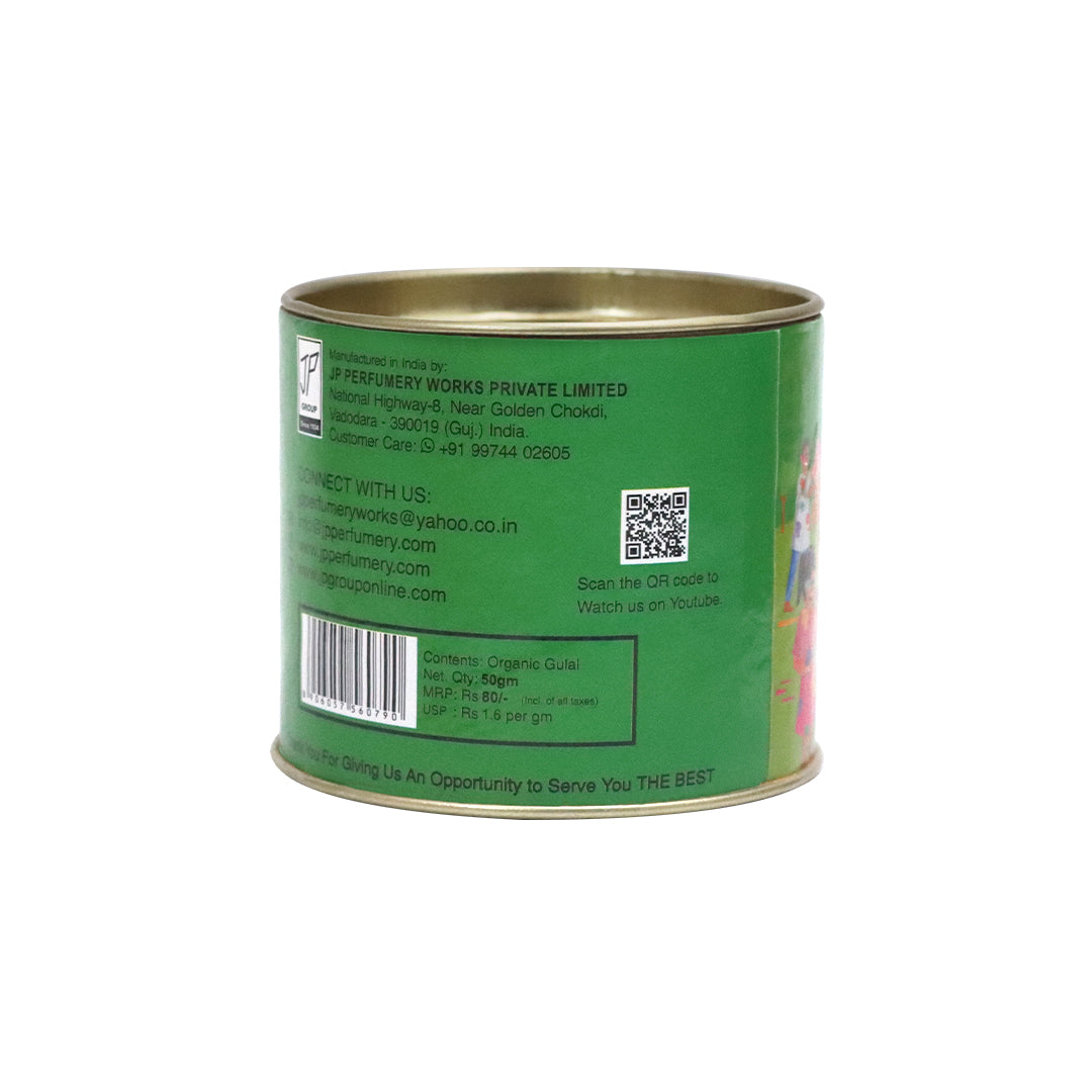 Pushpan - Recycled Flower Organic Gulal 50gm (Green)