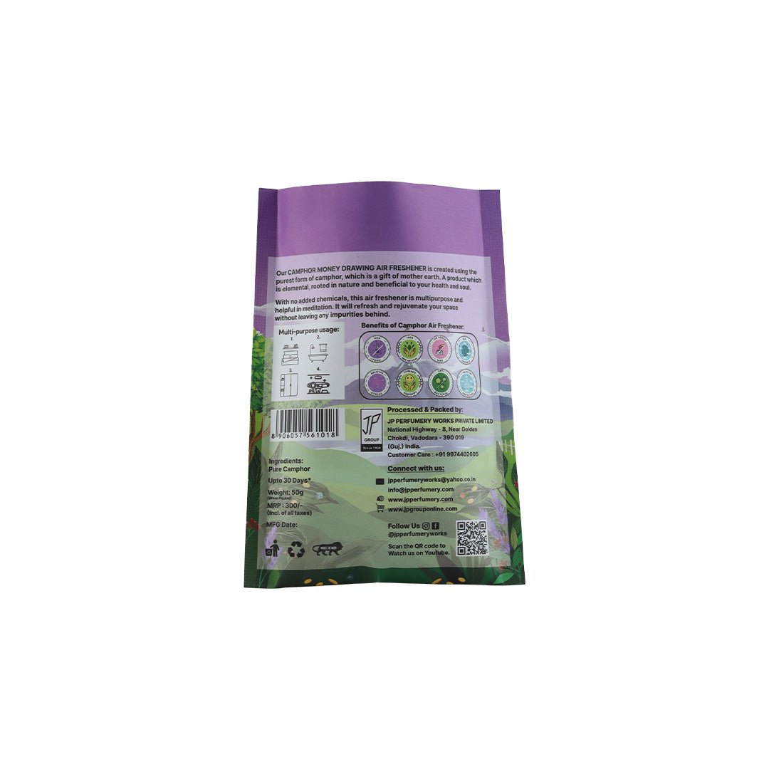 Camphor Money Drawing Air Freshener - Use Anywhere