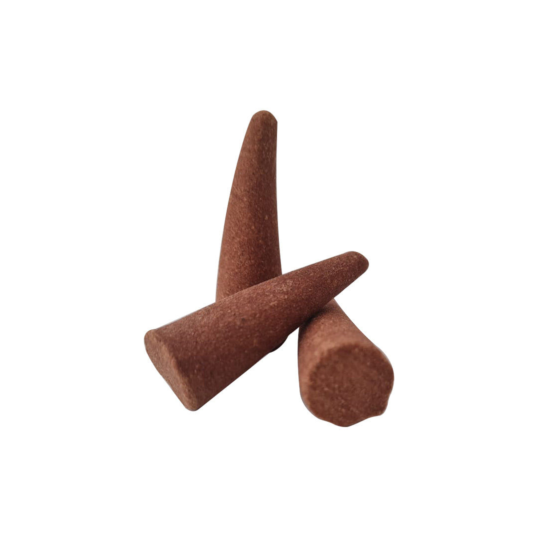 Gir Gauree - Cow Dung Dhoop Cone - Organic Luxury Collection (Pack of 30 Cones)